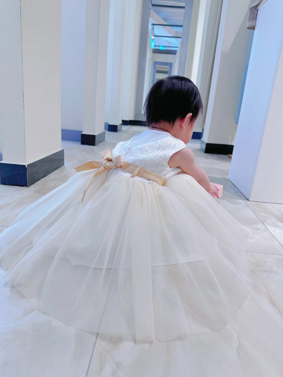 Vestito da Cerimonia per Bambina (3M–23M) | Abito da Principessa in Tulle - immagine 6