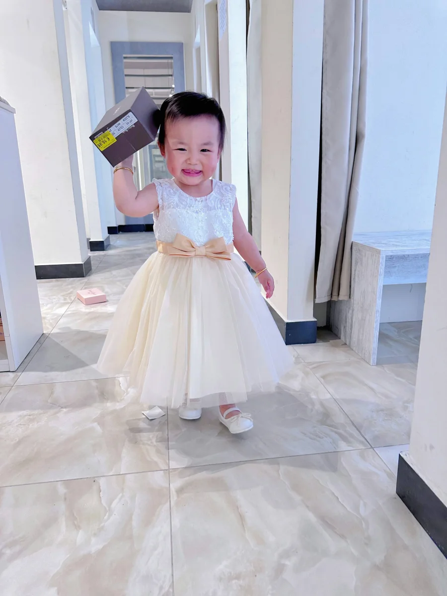 Vestito da Cerimonia per Bambina (3M–23M) | Abito da Principessa in Tulle - immagine 3