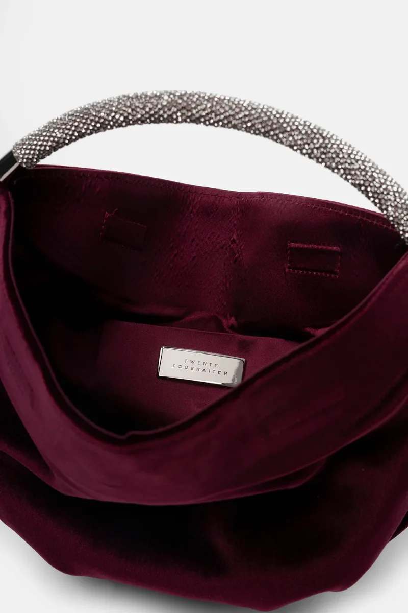 MINI BAG VELVET MERCURY PRUGNA - immagine 4